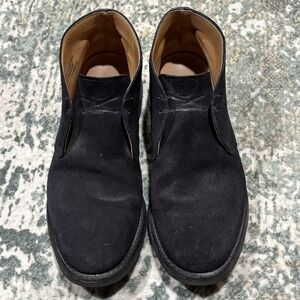 Church's Racer 3 Suede Dealer Boots US 10 UK 9 Black Made in England Rubber Sole